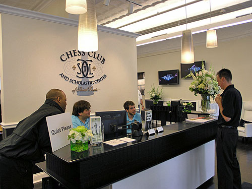 Reception Desk. Photo by Daaim Shabazz.