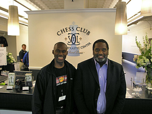 Daaim Shabazz (The Chess Drum) and National Master Charles Lawton