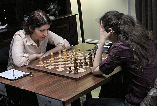 Tatev Abrahamyan tried a bold approach against Irina Krush.