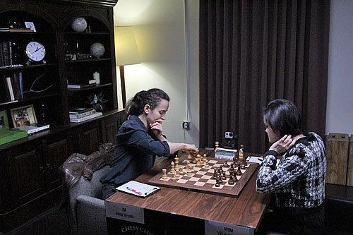 IM Irina Krush vs. WIM Viktorija Ni, 1-0