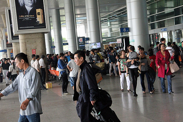 After a long flight, in Korea to get connection to Ho Chi Minh!
