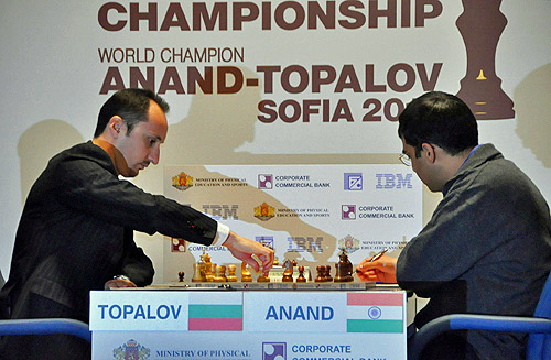 Veselin Topalov and Viswanathan Anand begin the 2010 World Championship.