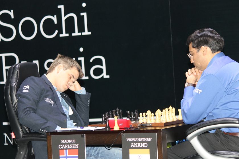 Grand Swiss 1: Anand falls, Carlsen on the edge