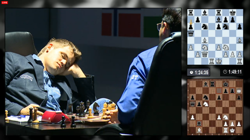 Grand Swiss 1: Anand falls, Carlsen on the edge