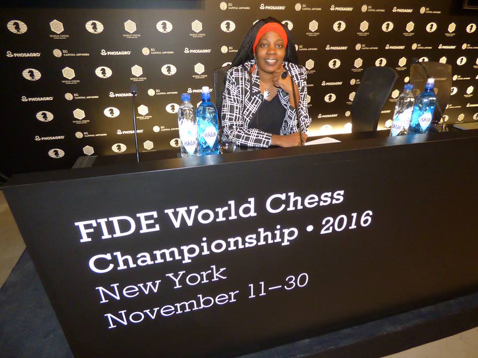 Chess enthusiast and promoter Adia Onyango was on site. Photo by Adia Onyango