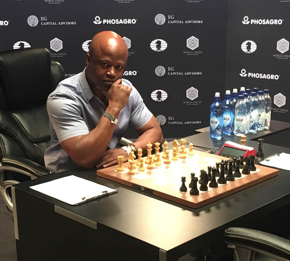 Maurice Ashley at 2016 World Chess Championship. Photo by Maurice Ashley