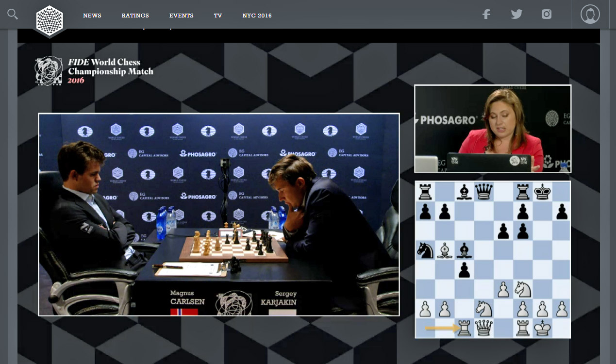 Confident Carlsen Equalizes Easily In FIDE World Chess Championship Game 7  