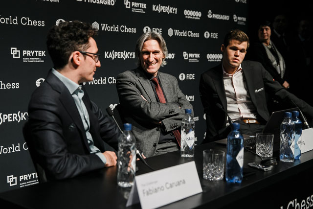 Carlsen Overcomes Caruana, Spearheads Day of Four Victories 