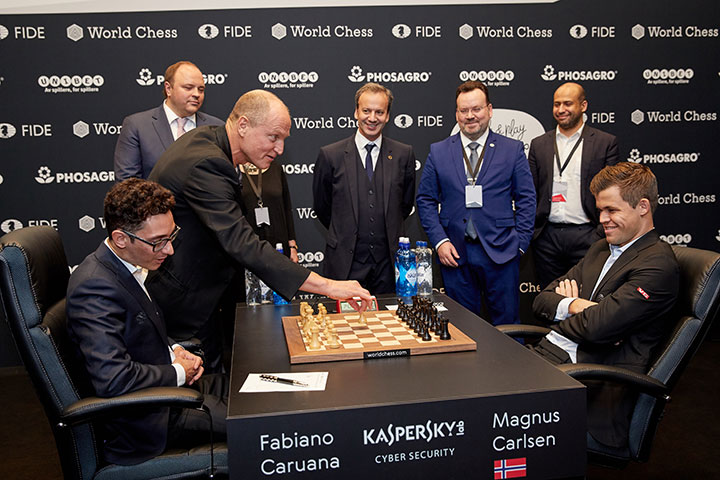 2018 World Chess Championship (Carlsen vs. Caruana) - The Chess Drum