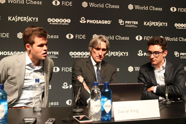 Fabiano Caruana misses great chance to beat Magnus Carlsen in game 6 of  World Chess Championship