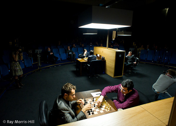 This rather serene photo was in contrast to the tornado on the board against Gelfand. Photo by Ray Morris-Hill.