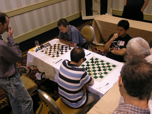 Mikalevski ponders Kamsky's next move while Nakamura-Najer reaches the climatic stage of the 2009 World Open.