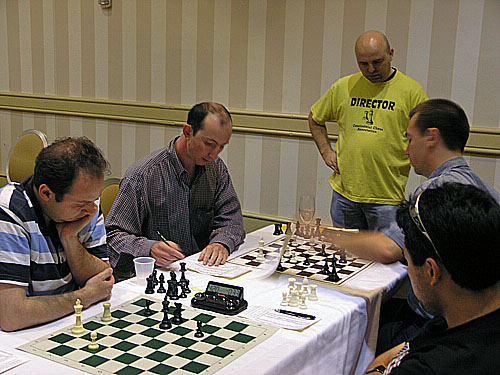 Najer vs. Nakamura (0-1) & Michalevksy vs. Kamsky (1-0). Photo by Daaim Shabazz.