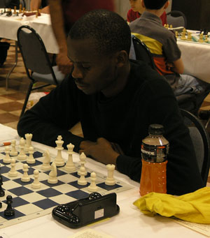 GM Amon Simutowe. Photo by Daaim Shabazz.