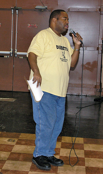 Boyd Reed, Tournament Director. Photo by Daaim Shabazz.