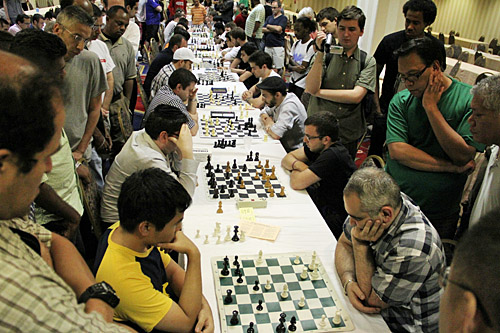 Blitz: Wesley So vs. Giorgi Kacheishvili, 2-0. Photo by Daaim Shabazz.