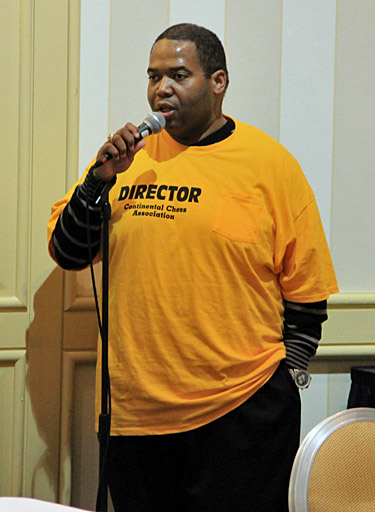 Boyd Reed, Tournament Director. Photo by Daaim Shabazz.