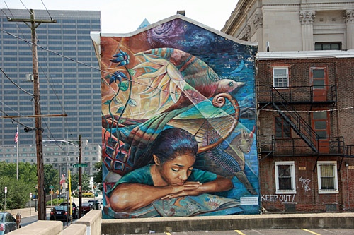 Lovely mural!. Photo by Daaim Shabazz.