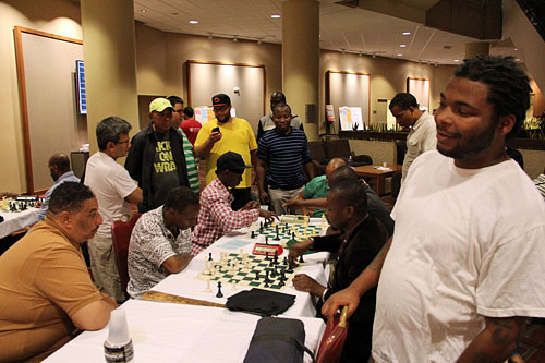 Blitz Battles... Nigerians versus New York's finest. Photo by Daaim Shabazz.