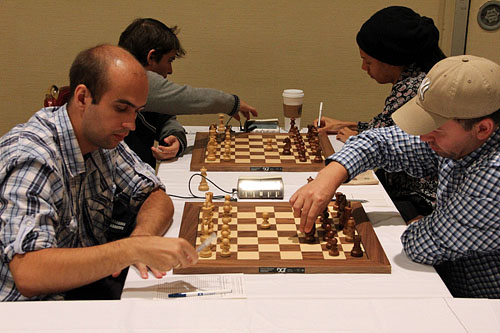 Korley plays the Alekhine for the first time! Photo by Daaim Shabazz.