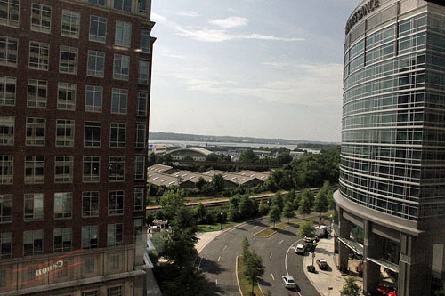 View from hotel window. This area is a relatively new development. Photo by Daaim Shabazz.